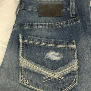 Buckle BKE Carter Destroyed Bootleg 28R Men's Jeans EUC